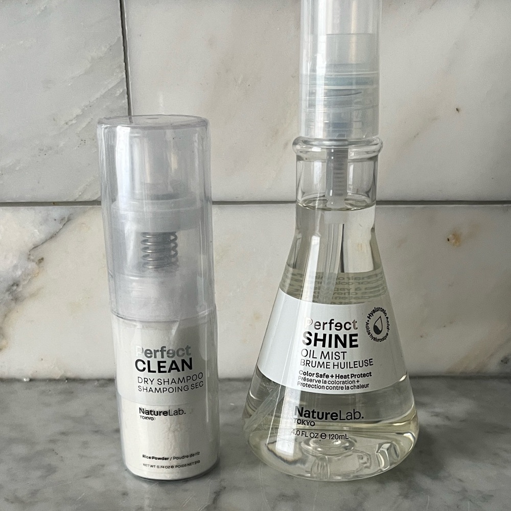 {{NatureLab Tokyo}} Dry Shampoo & Shine Oil Mist Bundle